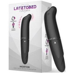 LATETOBED Stimulateur de clitoris Morton 13 x 2.5cm Noir